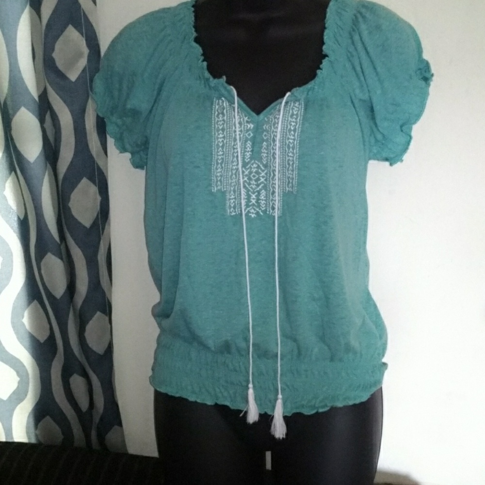V-neck top